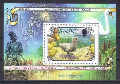 JERSEY 2005, Fauna, bloc neuzat, MNH foto