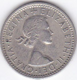 Moneda Marea Britanie 6 Pence 1954 QEII - KM#903 VF+, Europa