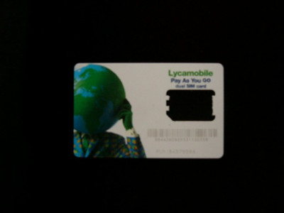 CARD SIM - PIESA DE COLECTIE foto