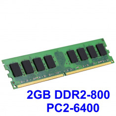 2GB DDR2-800 PC2-6400 800MHz , 1x2GB, Memorie ram Calculator Desktop PC DDR2 , Stare foarte buna Testata cu Memtest86+ foto