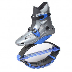 Ghete sarituri Kangoo adulti marime 36-38 / 50-68 KG / Grey+Blue * Fitness Jumps Shoes * Ghete pentru sarituri * Factura + Garantie foto