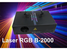 NOU 2014! LASER DISCO PROFESIONAL DE PUTERE MARE FULL COLOR RGB B2000 PT.CLUBURI,DISCO,EVENIMENTE. foto