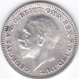 Moneda Marea Britanie 3 Pence 1931 KGV - KM#831 VF+ ( argint ), Europa