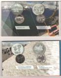 SV * SET RUSIA / Federatia Rusa Jocurile Olimpice SOCI 4 x 25 RUBLE 2014 AUNC+, Europa, Nichel