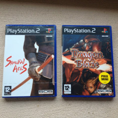 SAMURAI ACES &amp;amp;amp;amp; DRAGON BLAZE - SONY PLAY STATION 2 - PS 2 foto