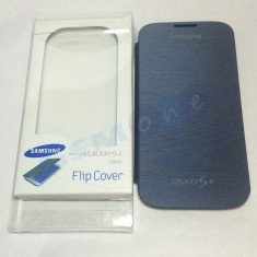 Husa Flip-Cover Samsung S4 ,Samsung I9505 - Albastru marin- POZE REALE - PRET REDUS foto