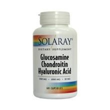 Glucosamine Chondroitin Hyaluronic Acid Solaray 60cps Cod: 76280511970 foto