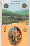 SV * Thailanda SET MONETARIE 1 - 2 - 5 - 10 - 20 BAHT 1996 * ANIVERSAR * UNC+, Asia, Cupru-Nichel