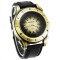 Ceas WELJLEER - Retro Desing , Model Deosebit , Quartz , Curea Piele - Model 1