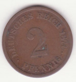 (M298) MONEDA GERMANIA - 2 PFENNIG 1874, LIT. A, Europa