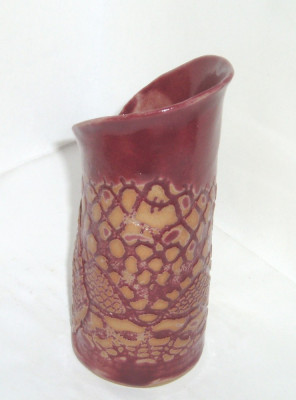 Vaza ceramica de studio, UNICAT, smaltuita, hand made 100% - semnata EF 94 foto