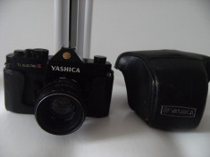 Aparat foto vechi Yashica TL Electro X ITS Black, made in Japan, pentru piese. foto