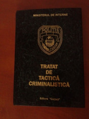 TRATAT DE TACTICA CRIMINALISTICA -CONSTANTIN AIONITOAIE [TIN] foto