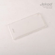 HUSA Sony Xperia Z3 D6603 D6643 D6653 D6616 ORIGINALA JEKOD SILICON SEMI TRANSPARENTA GEL TPU SE REMARCA PRIN CALITATEA MATERIALULUI+ LIVRARE GRATUITA foto