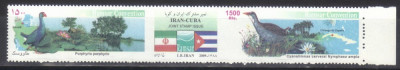 IRAN 2009, Fauna - Pasari, serie neuzată, MNH foto