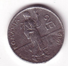 moneda argint-2 lei 1912 foto