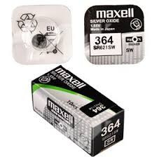 Baterie Ceas Maxell Oxid de Argint 364, SR621SW, AG1, cu Factura foto