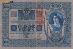 AUSTRIA 1.000 kronen 1902 VF!!! foto