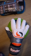 JDZ MANUSI PORTAR FOTBAL SONDICO ULTIMA NOI ORIGINALE PROFESIONALE 4 MM MARIMEA 9 - IMPROVE GRIP foto