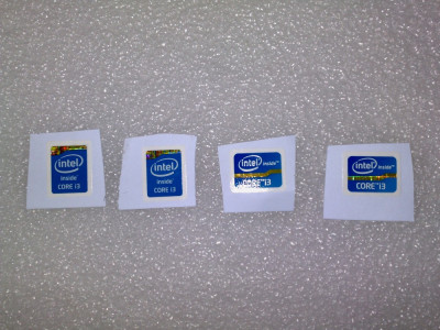 Sticker autocolant Intel Core I3, Pentium inside foto