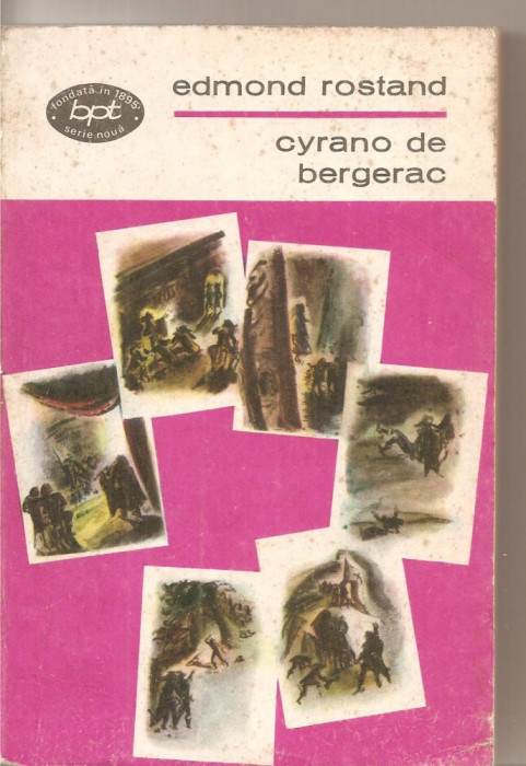 (C5474) CYRANO DE BERGERAC DE EDMOND ROSTAND, EDITURA PENTRU LITERATURA, 1969, TRADUCERE DE CORNELIU RADULESCU, COMEDIE EROICA IN CINCI ACTE