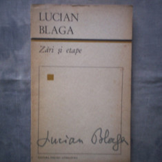 ZARI SI ETAPE - LUCIAN BLAGA C10