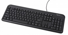 Tastatura Gembird KB-U-101, cu fir, USB, neagra foto