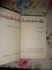 Dostoievski- Opere ( volumul 2-Nopti albe.Netoska Nezvanova.Micul erou.Visul unchiului.Stepancikovo si locuitorii sai) foto