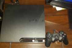 Consola Sony PlayStation 3 Slim, 160GB, Neagra,Model CECH-2504A, Date Code 1B foto