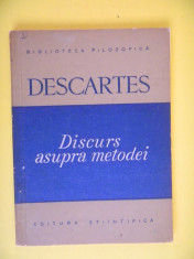 DISCURS ASUPRA METODEI DESCARTES foto