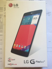 Tableta LG V490 White - LTE 4G - LG G Pad 8.0 4G - Sigilat - Garantie 2 ani foto