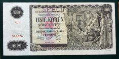 Slovacia 1000 Korun 1940 Specimen foto