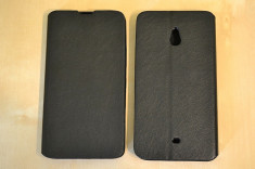 Husa Nokia Lumia 1320 Flip Case Slim Black foto