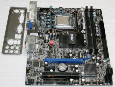 **OKAZIE !!!**KIT E5500, 2.8Ghz + MSI G41M-P25, LGA 775, 2xDDR3/1333, video GMA X4500 384Mb, DVI, VGA, slot Pci-ex, +cooler, retea 1Gb,tablita foto