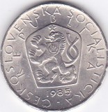 Moneda Cehoslovacia (Republica Socialista) 5 Korun 1985 - KM#60 XF++/ aUNC