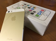 Iphone 5s Gold 16 gb nou la cutie foto