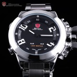 Cumpara ieftin Ceas SHARK 45MM Led Dual Time Analog si Digital! Un Ceas Masiv Barbates Sport