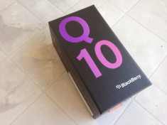 Blackberry Q10 Black SIGILAT , necodat , original - 1099 LEI ! Okazie ! foto