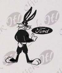 Bugs Bunny_Sticker Auto_Tuning_CDEC-142-Dimensiune: 15 cm. X 12 cm. - Orice culoare, Orice dimensiune foto