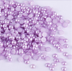 Perle, margelute 600 buc pentru decorarea unghiilor naturale sau false 2 mm culoare Mov-Lila foto