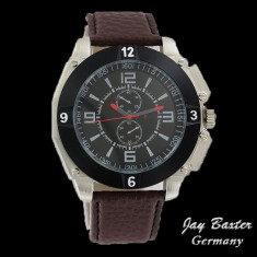 Ceas Barbatesc JayBaxter Germany Chrono Look | Garantie 12 Luni, Baterie de Rezerva! foto