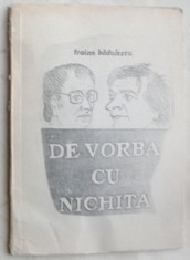 TRAIAN BADULESCU - DE VORBA CU NICHITA (STANESCU) [VERSURI, editia princeps - 1991] foto