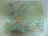 Harta politica a Europei color Leipzig 1899