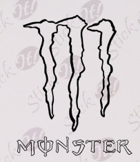 Monster_Stickere Diverse_Perete_Auto_DIV-120-Dimensiune: 15 cm. X 12 cm. - Orice culoare, Orice dimensiune foto