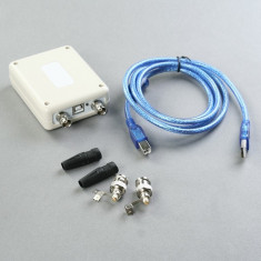 OSCILOSCOP USB nou, 2 canale, CD driver,cablu USB mufe conectare BNC si soft de lucru , sigilat, la cutie ! foto