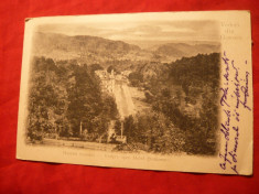 Ilustrata clasica Govora - Vedere spre Hotel Stefanescu , circ. 1903 foto