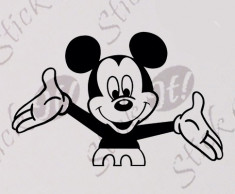 Mickey Mouse_Tatuaj De Perete_Sticker Decorativ Cod: WALL-229 - Orice culoare, Orice model pe comanda foto