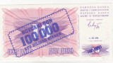 Bnk bn Bosnia Hertegovina 100000 dinari 1993 unc - 1.11.1993