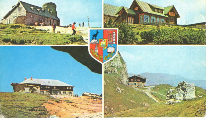 Carte postala PH051 Muntii Bucegi - Colaj - circulata