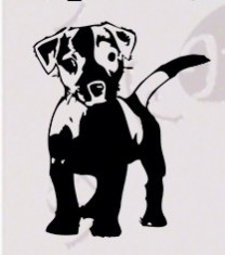 Puppy_Tatuaj De Perete_Sticker Decorativ_WALL-161-Dimensiune: 35 cm. X 28.7 cm. - Orice culoare, Orice dimensiune foto